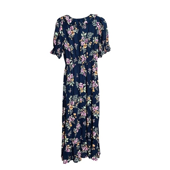 LC Lauren Conrad Dresses & Skirts - LC Lauren Conrad Ruffled Wrap Maxi Dress Blue Size Small CottageCore Cottage